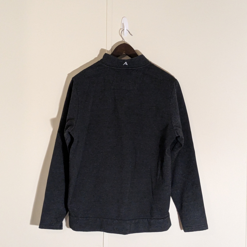 Antigua Men’s Quarter-Zip Pullover Charcoal Gray - Picture 3 of 6